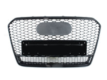 RS5 Style Gloss Black Honeycomb Front Grille For Audi A5 S5 B8.5 2013–2016