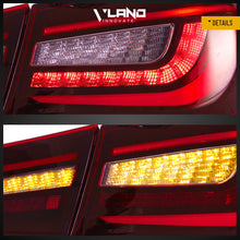 Red LED Tail Lights For Hyundai Elantra 2011-2015 Rear Lamps W/Sequential