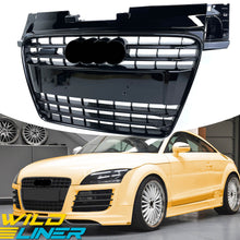 For 2006-2014 Audi TT MK2 8J Gloss Black Front Bumper Grille Grill