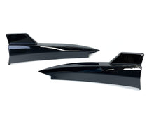 Gloss Black Rear Bumper Splitters Side Canards for Mercedes W205 C205 Coupe C300 C43 AMG 2015-2021