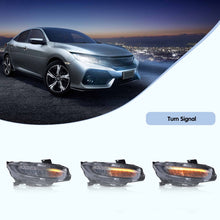 Left+Right LED Headlights For Honda Civic 2016-2021 DRL Sequential Indicator Pair
