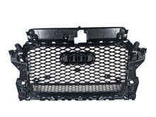 Gloss Black Mesh Honeycomb Front Grill For Audi A3 S3 8V 2013–2016 Replacement