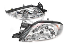 Set / Pair LH+RH Head Light Lamp Chrome For Ford Falcon AU / Fairmont 1998-2002 Headlight