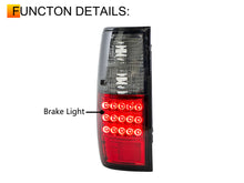 Light Gray+Red Tail Lights Rear Lamp For Toyota Landcruiser 80 Series 1990-1997