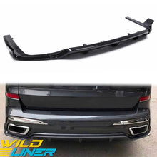 Gloss Black Rear Diffuser Lip for 2019+ BMW X7 G07 M Sport Bumper di120