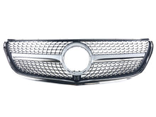 Chrome Diamond Front Bumper Grille For Mercedes V-Class W447 Pre-Facelift 2014–2019