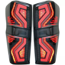 Smoke Black Sequential LED Tail Lights Lamp for Isuzu D-Max DMax 2019-2024