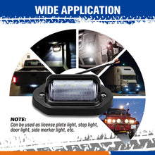 2PCS 3 LED License Number Plate Light Lamps for Truck SUV Trailer Lorry 12-30V