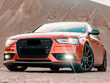 Chrome/Black Honeycomb Fog Light Grille Cover for Audi A4 B8.5 Non S-line 2013-2016 fg230