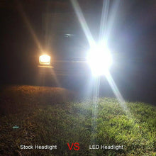 Pair 7x6'' 5x7'' LED Headlights Hi/Lo Sealed Beam H4 for 1983-2004 Toyota Hilux