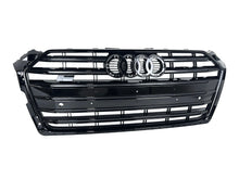 Gloss Black S5 Style Front Bumper Grille For Audi A5 S5 B9 2017–2019