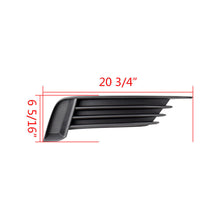 Pair Left+Right Front Lower Side Fog Light Grilles For Audi A3 / S3 2013-2016
