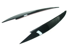 Gloss Black Headlight Eyelids Eyebrow Lid Trim Cover For VW GOLF MK7 2013-2020