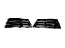 Front Fog Light Grill Cover for AUDI A4 B9 Base Trim 2017-2018