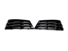 Front Fog Light Grill Cover for AUDI A4 B9 Base Trim 2017-2018