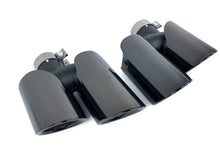 Black/Chrome Exhaust Tips for 2014-2018 Porsche Macan Base 2.0L et87