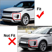 Pair Black Front Bumper Fog Light Grille Cover Bezels For Land Rover Range Rover Evoque L551 2019-2025