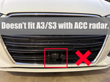 RS3 Look Badgeless Hex Mesh Grille for 17–20 Audi A3 S3 8V (No Adaptive Cruise)