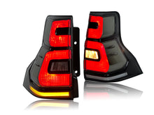 Smoke Black LED Tail Lights Rear Lamp For 2010-2017 Toyota Land Cruiser Prado FJ150 GX, GXL, VX, Kakadu, TX, TZ trims