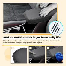 Car Center Console Armrest Cover Protector Mat For 2024-2025 Hyundai Kona