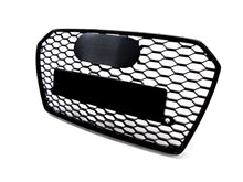 RS6 Style Glossy Black Front Bumper Grille Grill For Audi A6 C7 S6 2016-2018 fg169