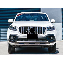GT Style Front Bumper Grille Upper Silver Grill For Mercedes Benz X-Class 2018-2020 Pickup 470 Ute