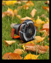 Outdoor Portable Tent LED Light Lamp with Fan for Camping Hiking Equipment 2in1