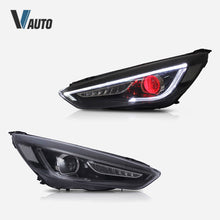 LED Headlights With Demon Eyes Sequential Turn Signal For 2015-2018 Ford Focus