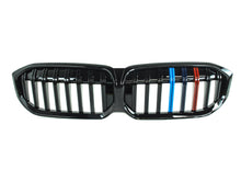 For 2023 2024+ BMW G20 M340I Gloss Black Front Bumper Kidney Grille M-Color Grill