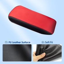 Car Center Console Armrest Cover Protector Mat Red For 2019-2025 Mazda 3