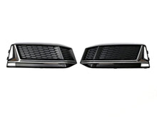 Fog Light Grill Bezels Kit for AUDI A4 B9 Sline S4 Sport 2017 2018