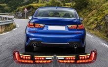 Pair Cherry Red OLED Tail Lights for BMW 3 Series G20 G80 M3 GTS 2019-2022