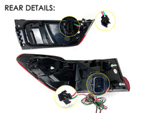 Smoked/Red LED Sequential Tail Lights For BMW 3 Series G20 M3 G80 2019-2022