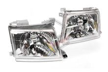 Set / Pair LH+RH Headlight Lamp For Nissan Navara Ute D22 Series 1999-2001