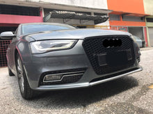 RS4 Style Gloss Black Honeycomb Front Grille For Audi A4 S4 B8.5 2013–2016