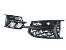 Pair Front Bumper Fog Light Grille Covers Audi A6 C8 S-Line / S6 2019-2024