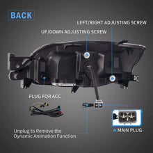 Projector LED Headlights w/Startup For Subaru Impreza 2008-11 WRX 2012-14