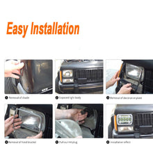 2pcs 7x6'' 5x7'' LED Headlights Hi/Lo Beam Halo DRL For Holden Rodeo 1998-2003