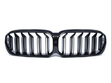 Gloss Black Front Bumper Grille Grill for BMW 5-Series G30 G31 2022-2023 W/ Camera fg113
