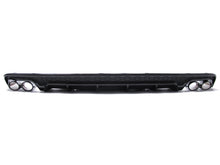 S6 Look Rear Diffuser + Black Exhaust Tips For AUDI A6 C7.5 Sedan S-Line 2016-2018 di130