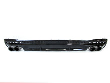 Rear Diffuser + Black Exhaust Tips For 2020-2022 Audi A4 S-line B9 S4