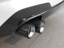 Dual Carbon Fiber Exhaust Twin End Tips Tail Pipe Pair for BMW 63mm in 101MM out