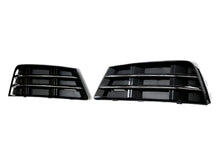 Front Fog Light Grill Cover for AUDI A4 B9 Base Trim 2017-2018