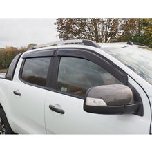 Weathershields Window Visors For Ford Ranger 2012-2022 Dual Cab PX PX2 PX3 Black