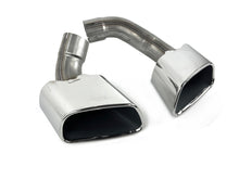 Left+Right For BMW 2014-2018 X5 F15 35i M-Sport Square Exhaust Tips Chrome Muffler Replacement