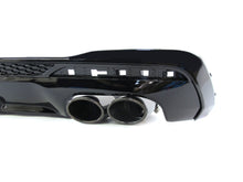 Rear Diffuser + Black Exhaust Tips For 2020-2022 Audi A4 S-line B9 S4