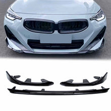 3PCS Front Bumper Lip Lower Spoiler Splitter for BMW 2-Series G42 Coupe M Sport di82