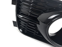 Pair Front Bumper Fog Light Grille Covers For Audi A6 C7 Non-S-Line 2016-2018