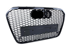 Glossy Black Front Mesh Grille Grill For Audi A6 S6 C7 2012-2015 fg146