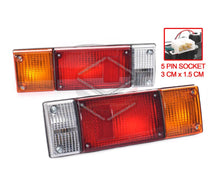 Pair LH+RH Tail Light Lamp For Nissan Patrol MQ GQ GU Tray Cab Chassis 1984-2017
